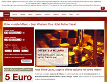 Tablet Screenshot of hotelfelicecasati.com